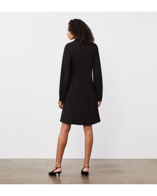 Finery London Black Rosita Ponte Jersey Midi Dress