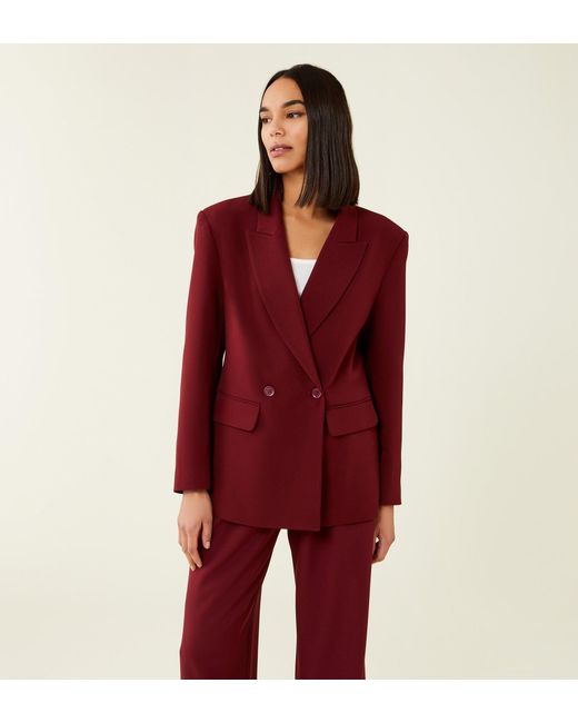 Finery UK Red Maeve Jacket