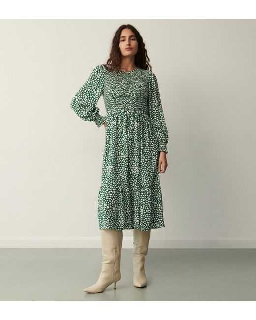 Finery London Green Isha Midi Dress