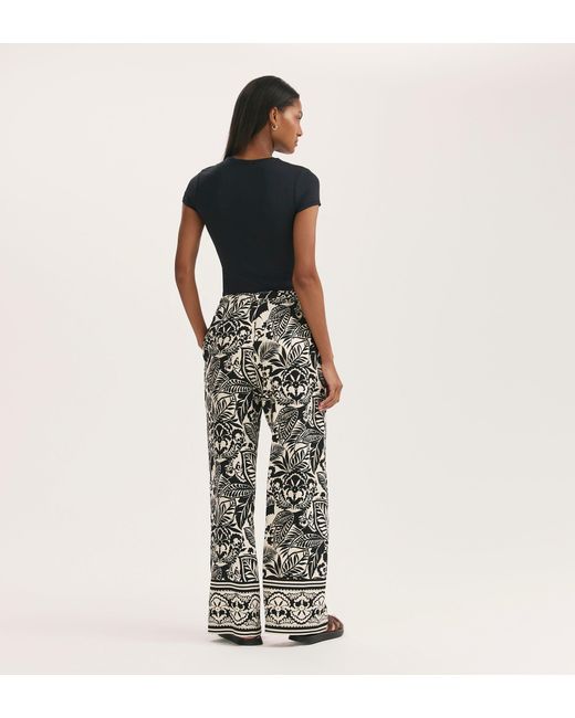 Finery London Multicolor Eden Wide Leg Trousers