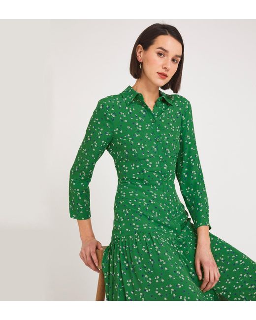 Women's Green Liana Midi Dress