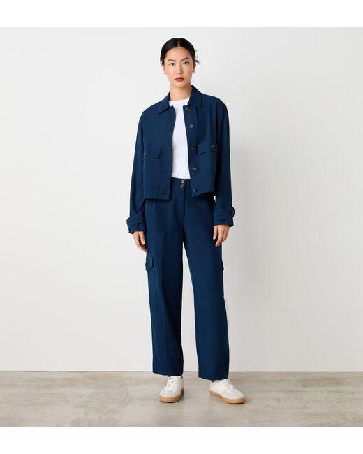 Finery UK Blue Alexa Utility Jacket