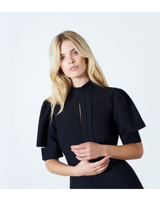 Finery London Blue Beaumont Dress