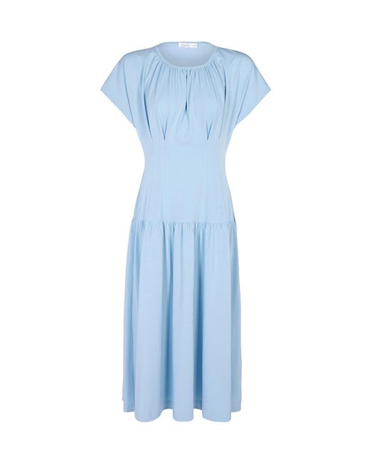 Finery London Blue Audrey Dress