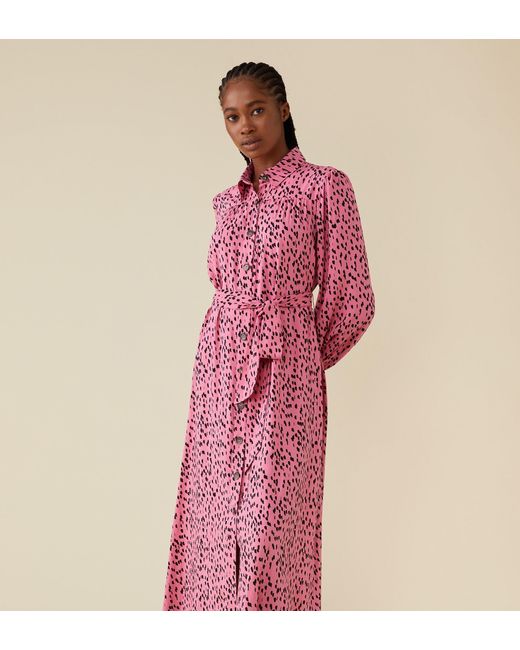 Women's Pink Agrata Midi Dress