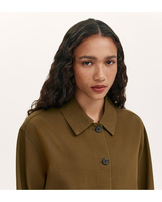 Finery London Green Kelsie Canvas Jacket