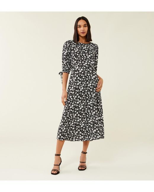 Finery London Multicolor Mia Daisy Midi Dress