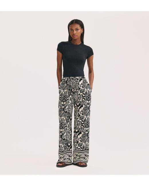 Finery London Multicolor Eden Wide Leg Trousers