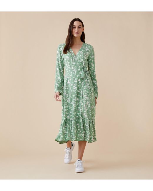 Women's Green Imani Midi Dress