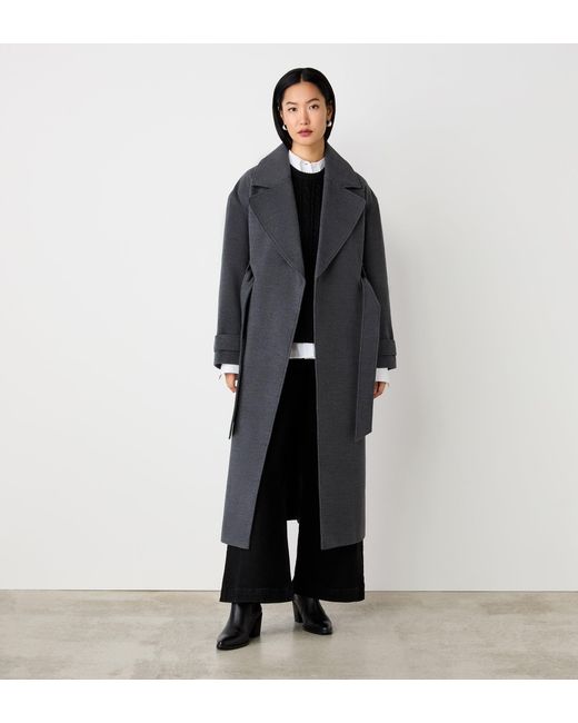 Women's Black Sally Long Coat