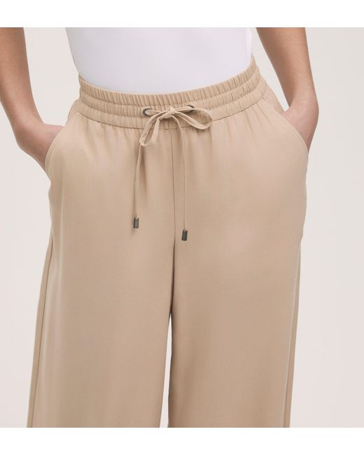 Finery London Natural Dixie Wide Leg Trousers