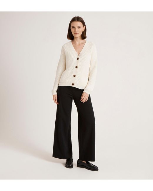 Finery London Natural Estella Knitted Cardigan