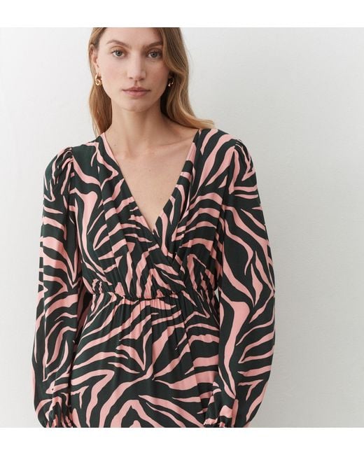 Finery London Black Suzie Midi Dress
