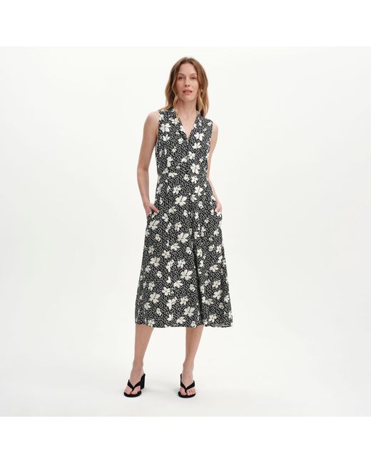 Finery London Multicolor Beatrice Sleeveless Midi Shirt Dress