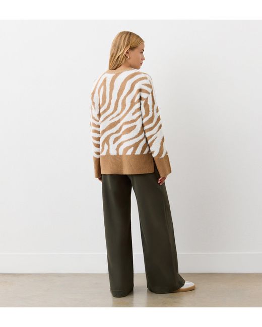Finery London Natural Tully Knitted Jumper