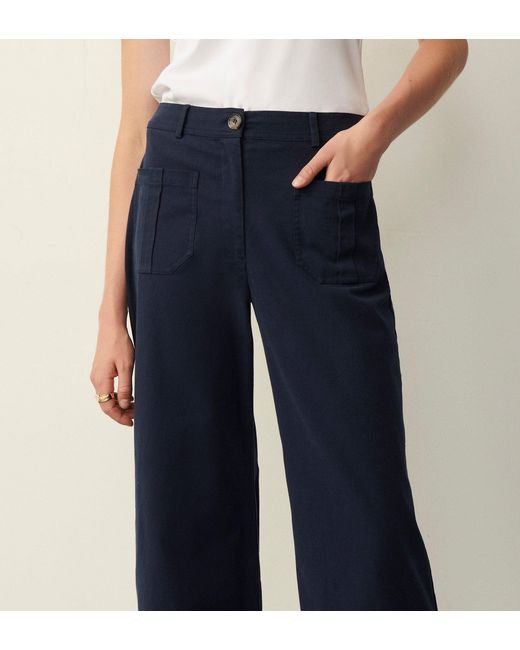 Finery UK Blue Patsy Trousers