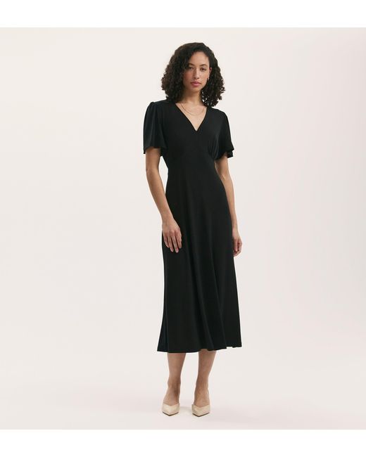 Women's Black April Jersey Midi Dress