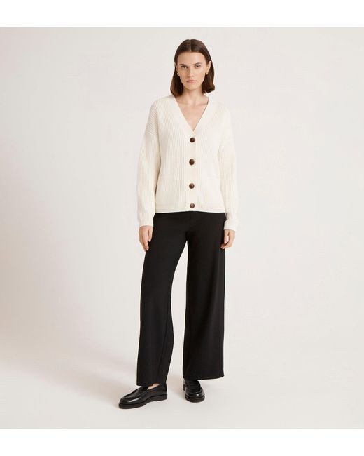Finery London Natural Estella Knitted Cardigan