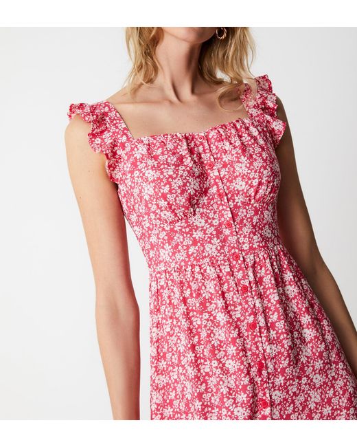 Women's Red Ania Midi Dress