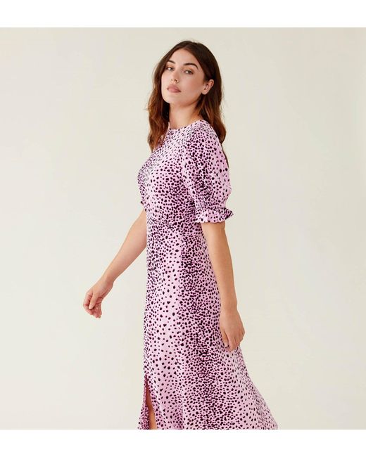 Finery London Pink Jaylen Midi Dress