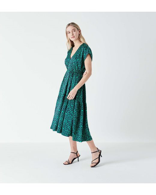 Finery London Blue Clovelly Printed Dress