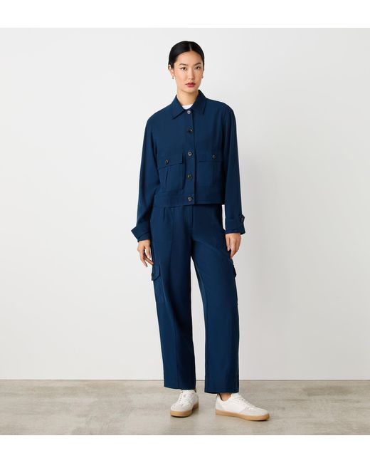 Finery UK Blue Alexa Utility Jacket