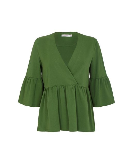 Finery London Green Myla Top