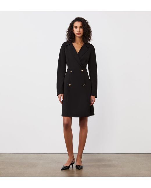 Women's Black Rosita Ponte Jersey Midi Dress