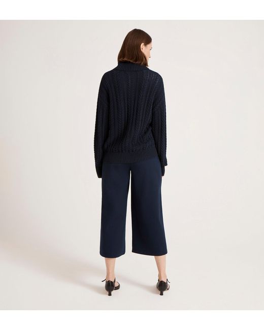 Finery London Blue Viviana Knitted Jumper