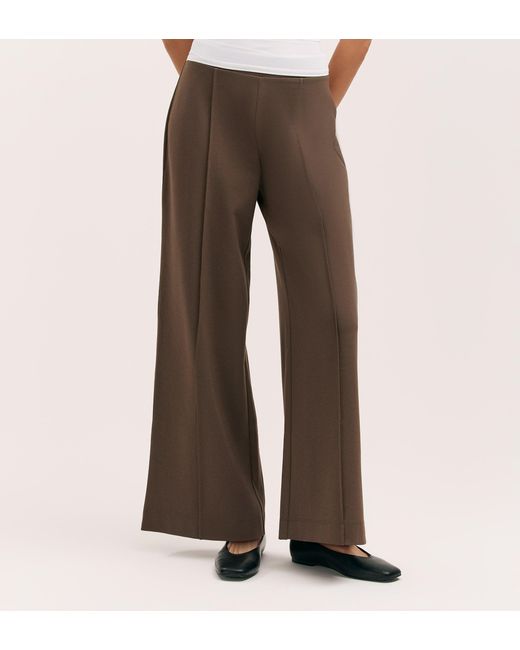 Finery London Multicolor Caryl Ponte Jersey Wide Leg Trouser