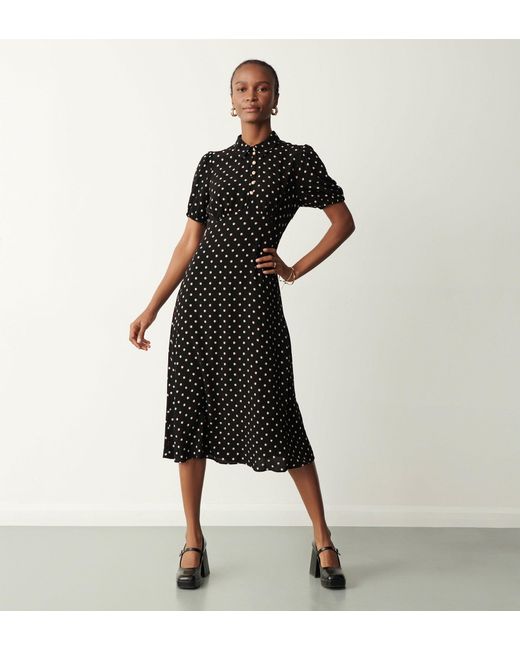 Women's Black Julia Midi Dress