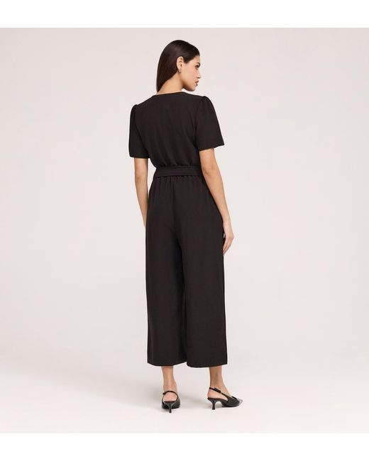 Finery London Black Uma Crepe Jumpsuit