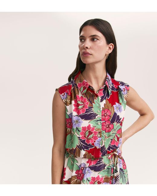 Finery London Pink Alida Sleeveless Midi Dress