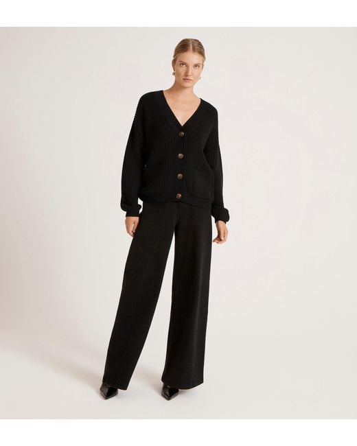 Finery London Black Estella Knitted Cardigan