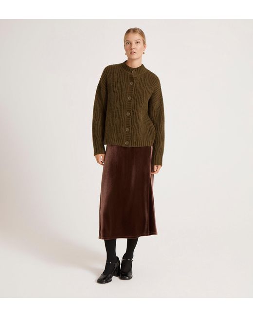 Finery London Brown Ailsa Knitted Cardigan