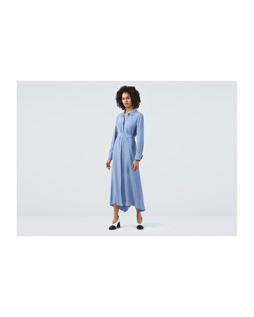 Finery London Blue Wandon Dress