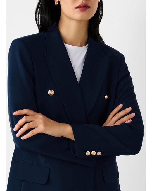 Finery London Blue Orla Tailored Blazer