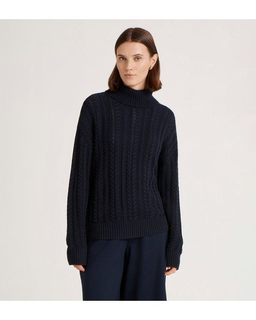 Finery London Blue Viviana Knitted Jumper