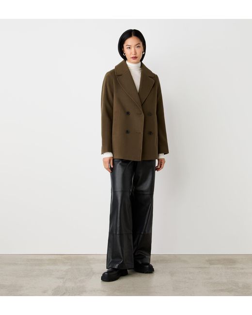 Finery UK Brown Gemma Double Breasted Jacket