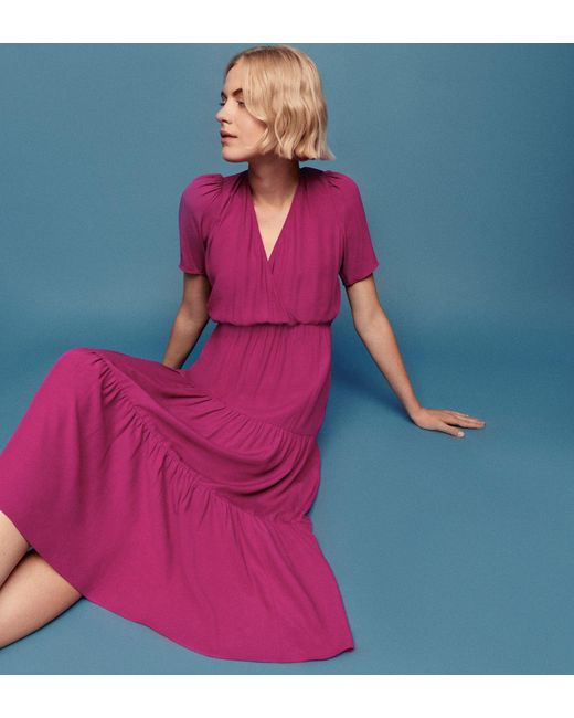 Finery London Pink Amara Dress