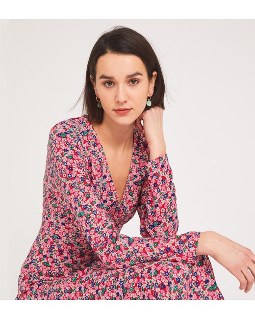 Finery London Pink Lilly Midi Dress