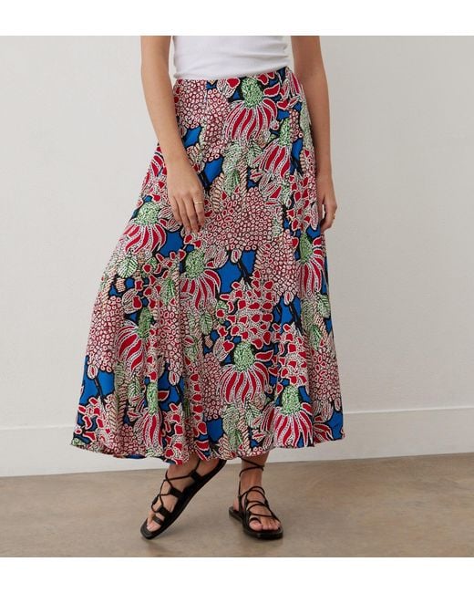 Finery London Multicolor Jessie Midi Skirt