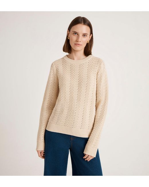 Finery London Natural Nova Knitted Jumper