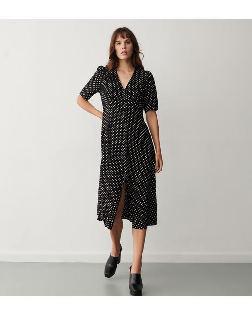 Finery London Black Camilla Dress