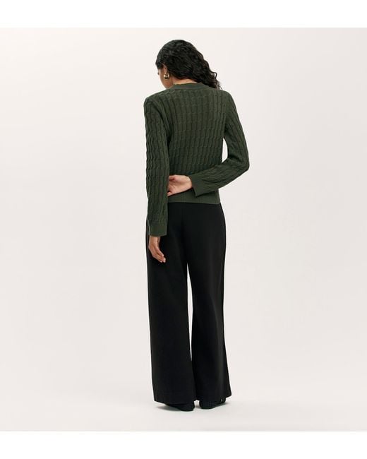 Finery London Green Frida Knitted Jumper