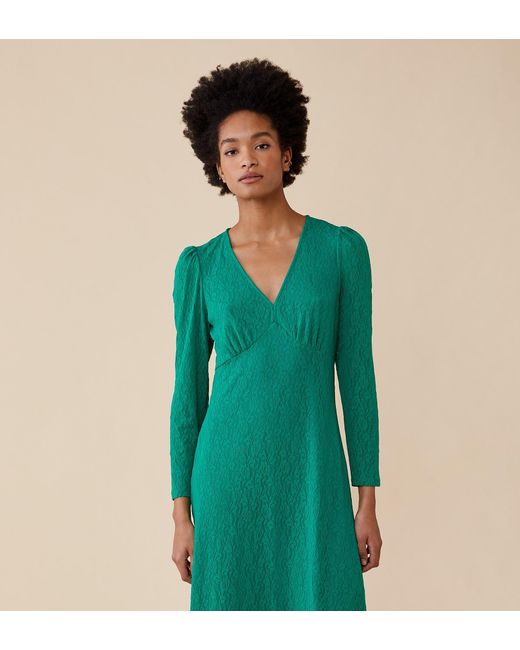 Women's Green Rhea Midi Dress