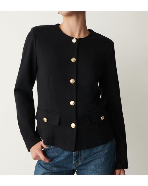 Women's Black Tilly Ponte Jersey Jacket