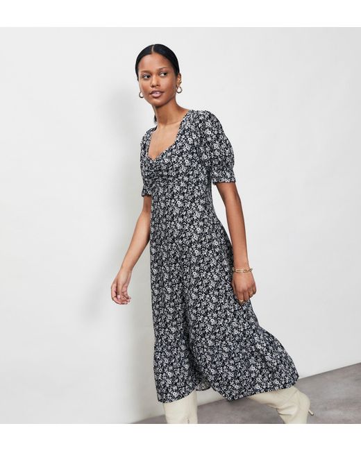Women's Blue Talia Midi Dress