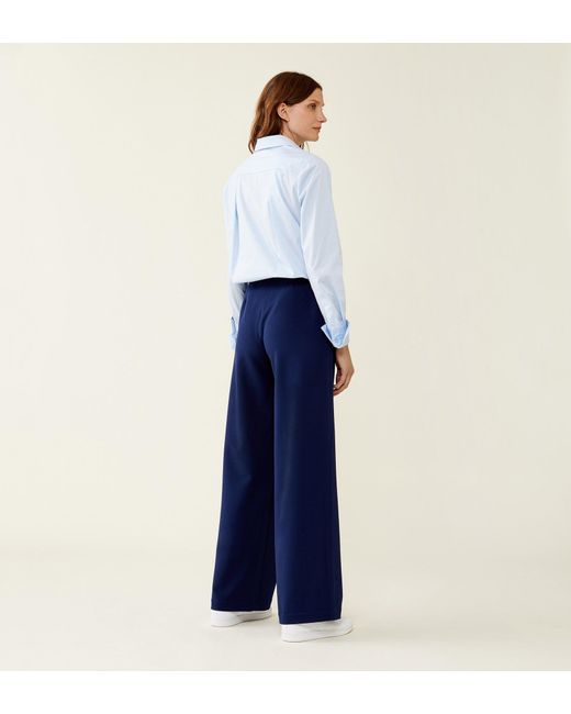 Finery London Blue Kaden Trousers
