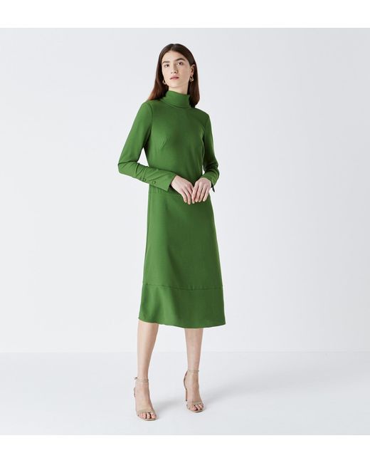 Women's Green Arden Midi Dress